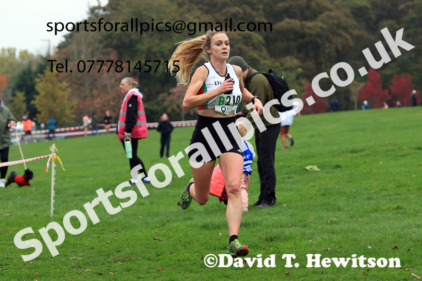 Senior Womens relay, 2025 Northern Cross Country Relays, Graves Park, Sheffield. Photo: David T. Hewitson/Sports for All Pics
